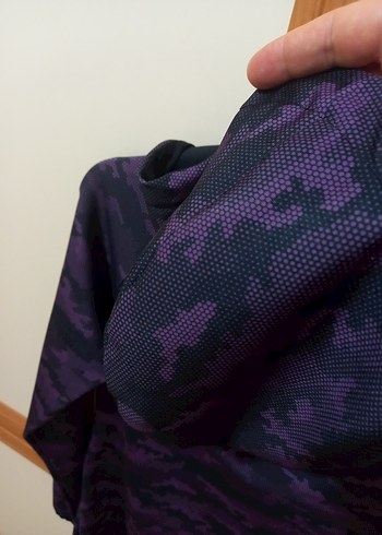 Mor Kamuflaj Desenli eşofman üstü - Görsel 4