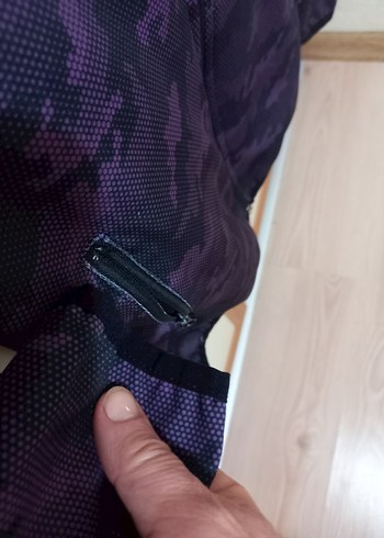 Mor Kamuflaj Desenli eşofman üstü - Görsel 5