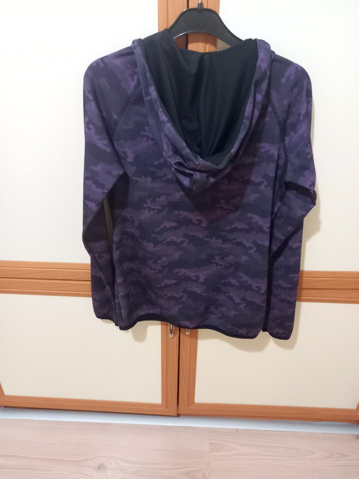Mor Kamuflaj Desenli eşofman üstü - Görsel 2