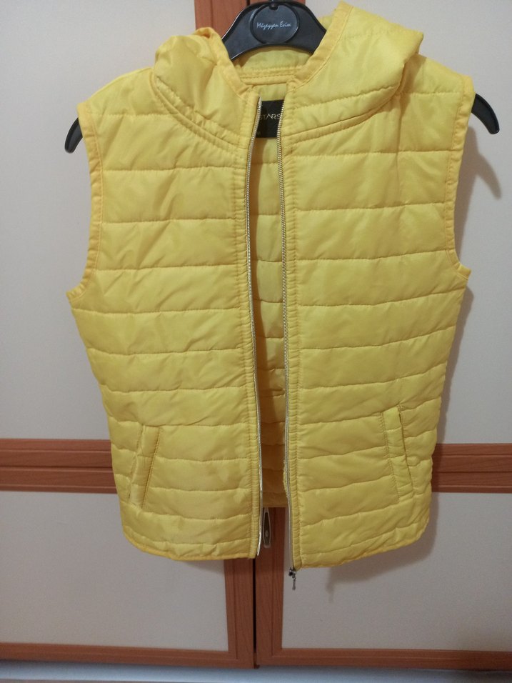 Limon Sarısı Unisex model Şişme Yelek - Görsel 2