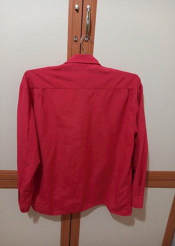 Boss Nar çiçeği kırmızı erkek gömleği - Görsel 2