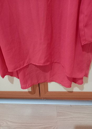 42 Beden pembe Renk nar çiçeği Salaş Kadın tunik