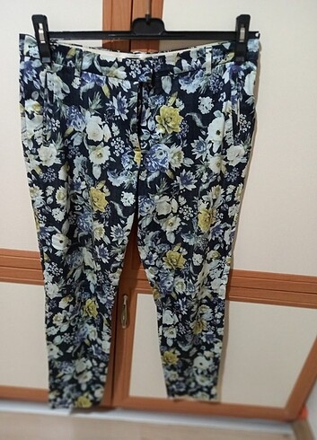 H&M desenli pantolon