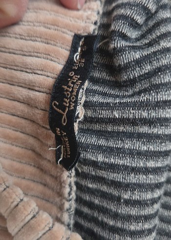 Düğmeli Kahverengi Süet etek - Görsel 3