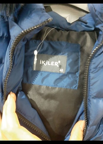 lacivert Kadın mont - Görsel 3