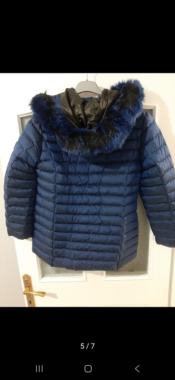 lacivert Kadın mont - Görsel 4