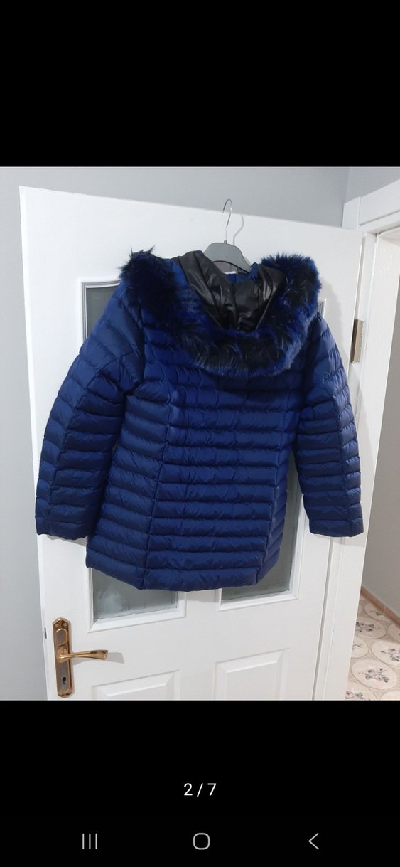 lacivert Kadın mont - Görsel 2