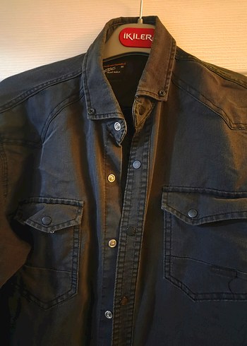 füme Erkek Gömlek - Görsel 3