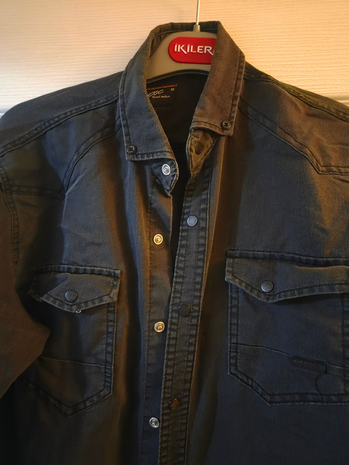 füme Erkek Gömlek - Görsel 3