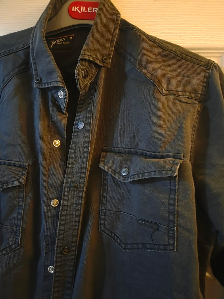 füme Erkek Gömlek - Görsel 2