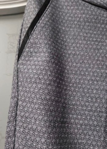 Gri Kadın Kumaş Pantolon - Görsel 2