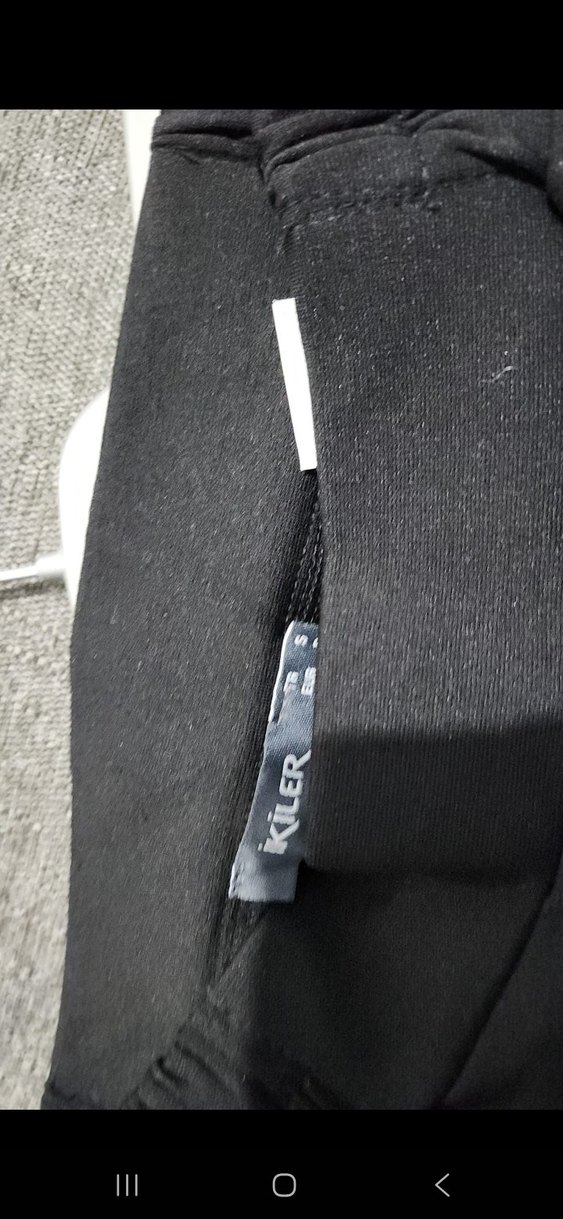 siyah cepli eşofman altı - Görsel 4