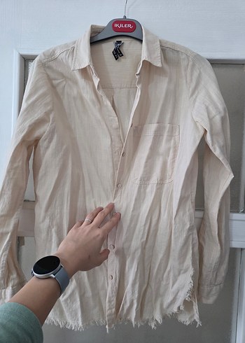 krem gömlek - Görsel 2