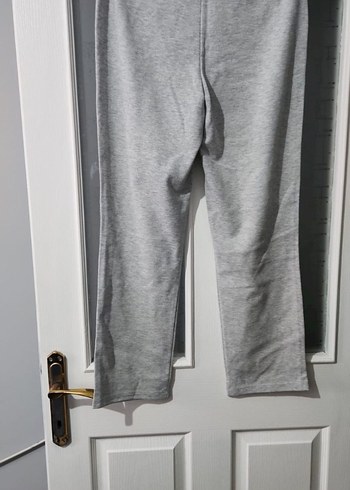 Gri Kadın Salaş Spor Eşofman Altı - Görsel 3