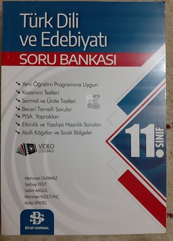 11.sınıf Türk Dili ve Edebiyatı Soru Bankası Bilgisarmal yayınla