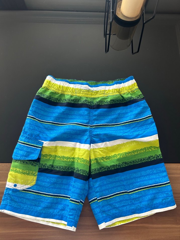 Renkli  Desenli Erkek Çocuk Şort Mayo S beden - Görsel 2