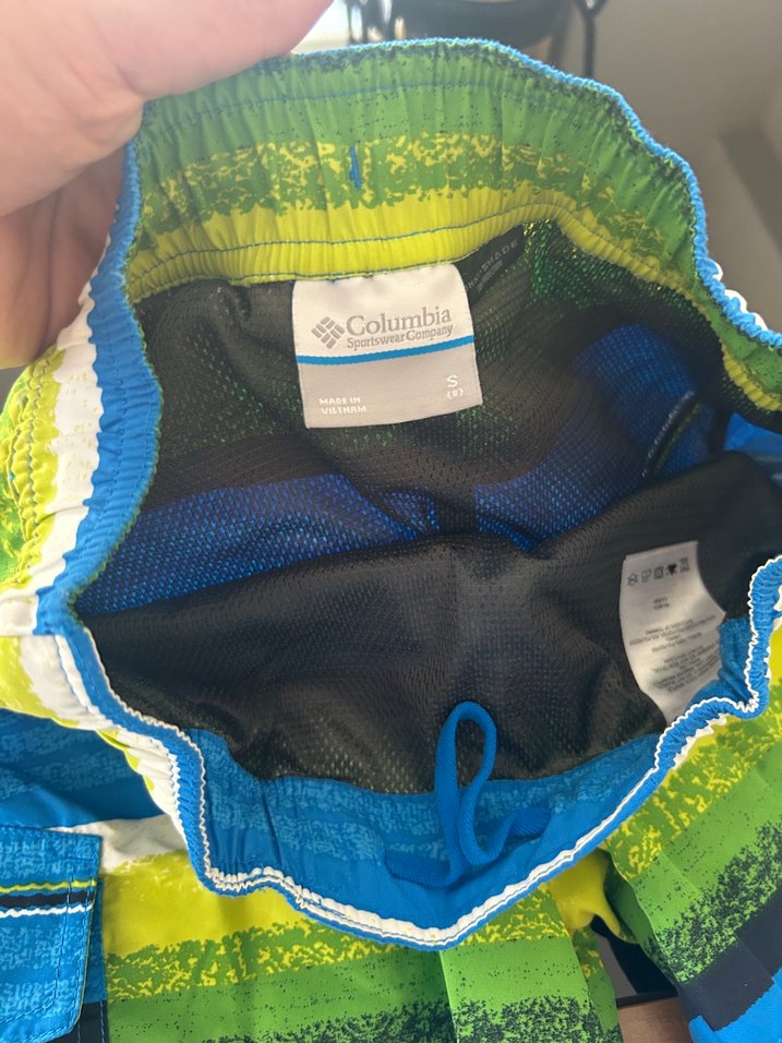 Renkli  Desenli Erkek Çocuk Şort Mayo S beden - Görsel 4