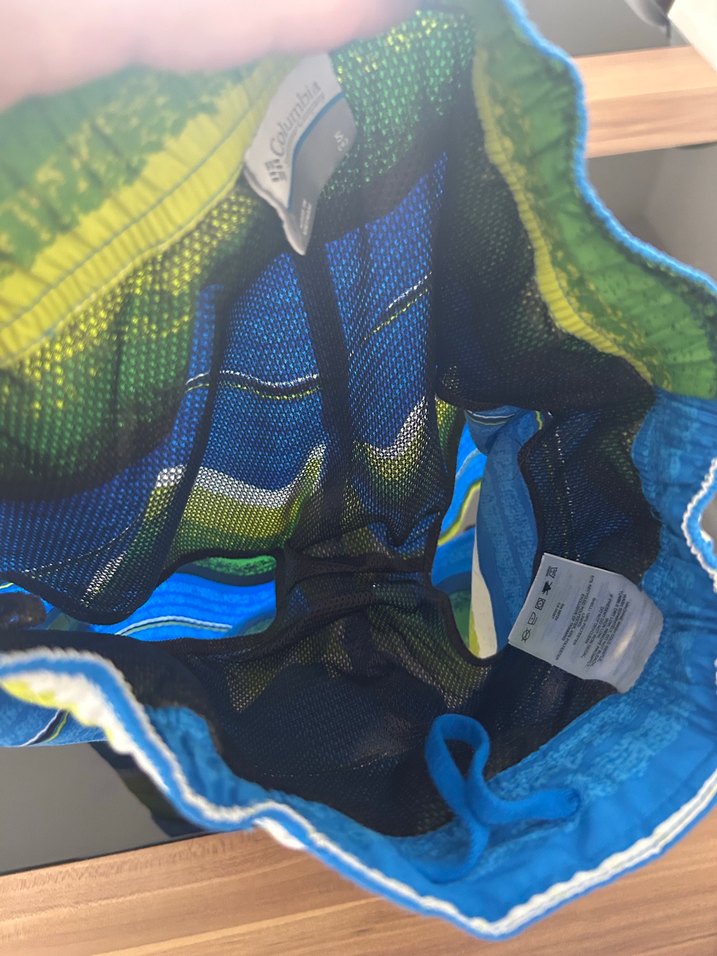 Renkli  Desenli Erkek Çocuk Şort Mayo S beden - Görsel 5