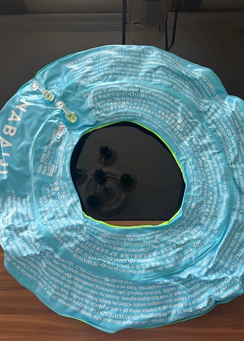 Renkli Yeşil Panda Desenli Çocuk Deniz Simidi - Görsel 3