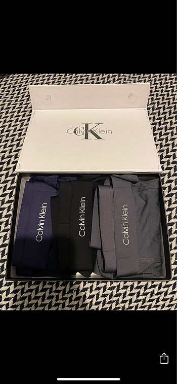 Calvin Klein Boxer Orjinal 3 Adet Kutulu