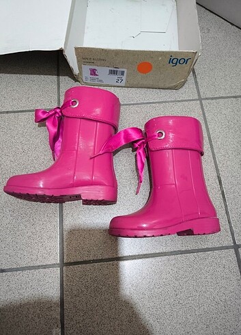 27 Beden pembe Renk İgor çizme 