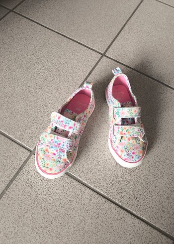 Kız Çocuk Renkli Bağcıksız Spor Ayakkabı - Görsel 5