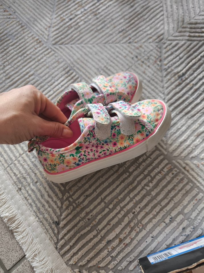 Kız Çocuk Renkli Bağcıksız Spor Ayakkabı - Görsel 2