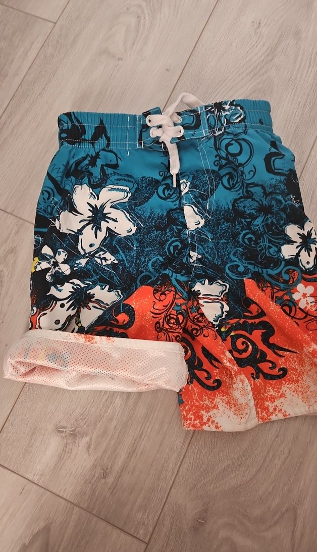 Renkli Bağcıklı Erkek çocuk şort - Görsel 3