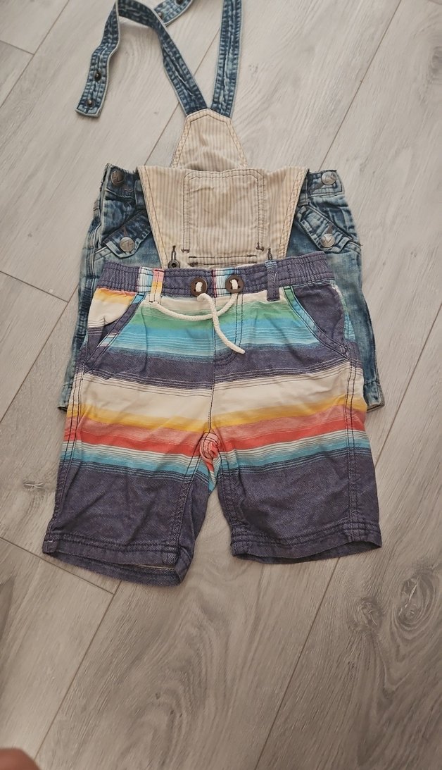 Çocuk Renkli Bağcıklı Batik Şort - Görsel 5