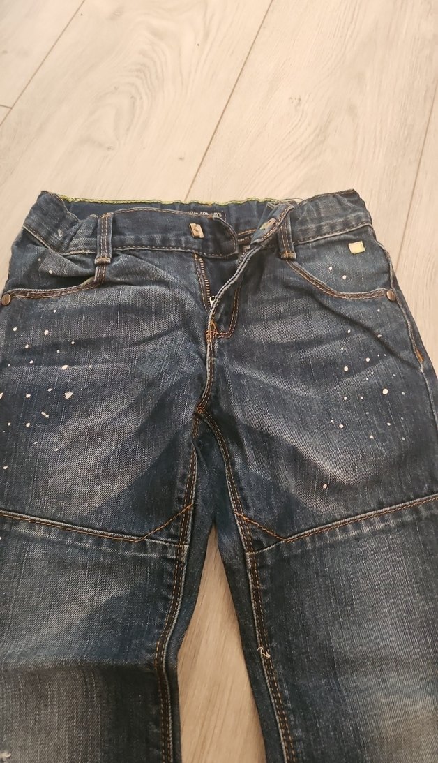 Parlak Mavi Bol Kesim Erkek Kot Pantolon - Görsel 3