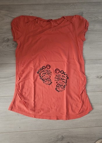 Diger Pembe V Yaka Lohusa Sabahlık ve tişört - Görsel 2