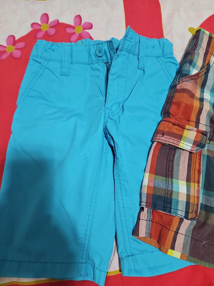 Erkek Çok Renkli fermuarlı Rahat Kesim Şort - Görsel 2