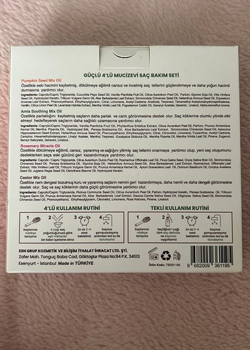 True Bee Saç Bakım Seti 4'lü Yoğun Onarım - Görsel 2