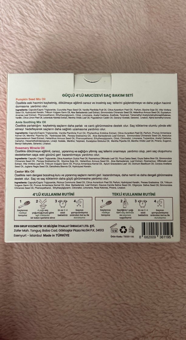 True Bee Saç Bakım Seti 4'lü Yoğun Onarım - Görsel 2