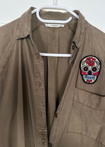 Mango gömlek elbise - Görsel 2