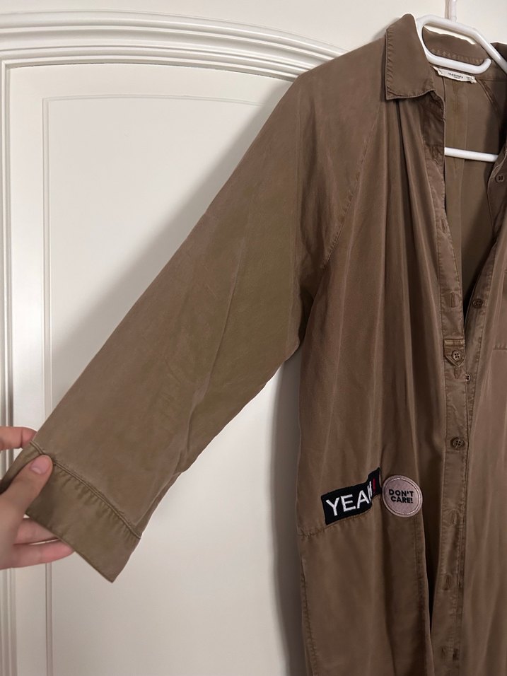 Mango gömlek elbise - Görsel 4