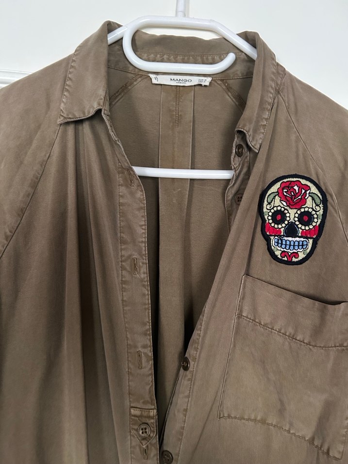 Mango gömlek elbise - Görsel 2