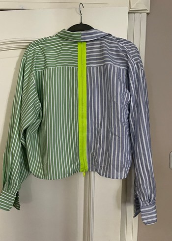 36 Beden Çizgili Twist Gömlek