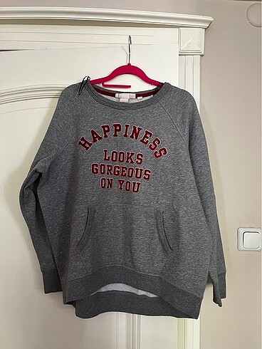 H&M Gri sweatshirt