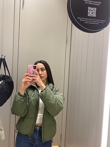 Pull and bear şişme mont