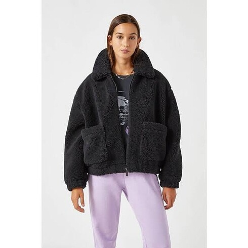 Pull and Bear Pull and Bear Suni Yünlü Ceket