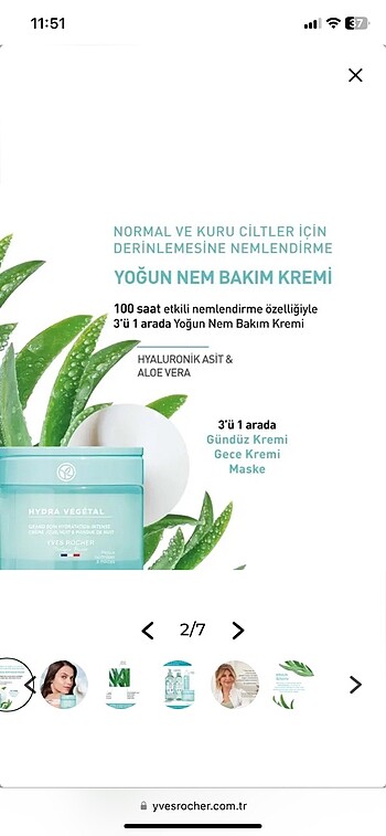 Beden Renk Yves rocher hydra vegetal