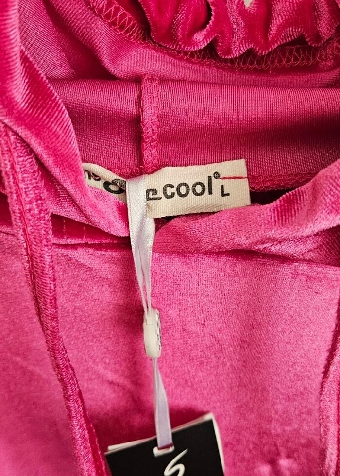 Kadife parlak tunik - Görsel 5