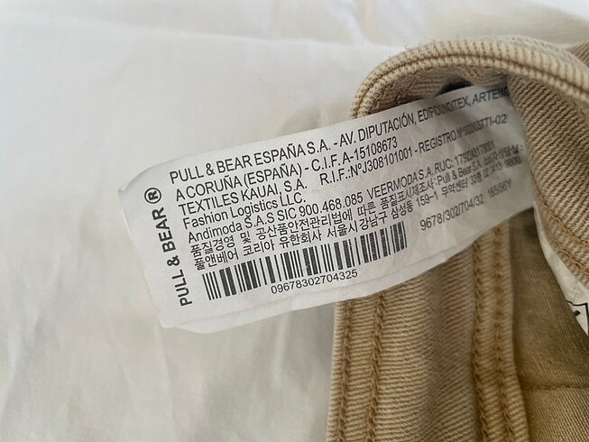 32 Beden camel Renk Pull and Bear Culotte Pantolon