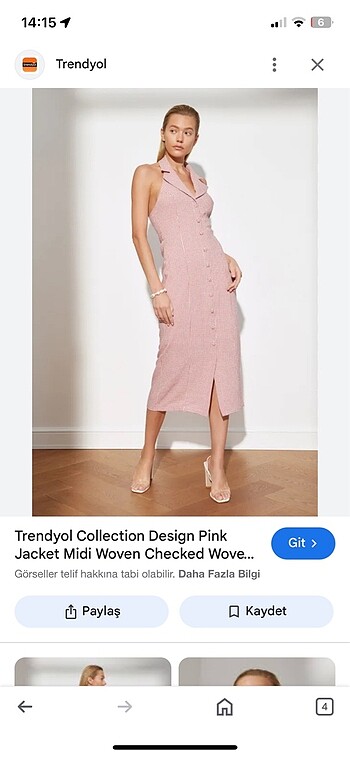 36 Beden Trendyolmilla Elbise