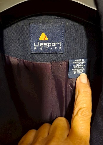 Liz sport Lacivert Kadın Ofis Ceket - Görsel 2