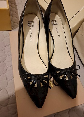 Anne Klein Siyah Stiletto Kadın Ayakkabı - Görsel 5