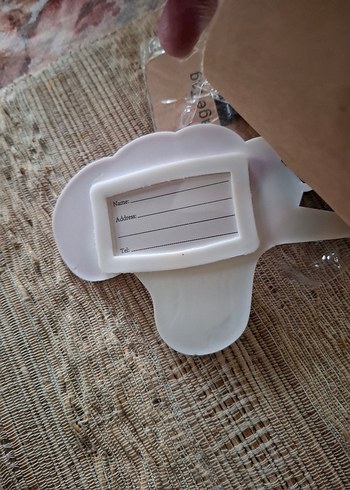 Pembe Unicorn Figürlü Bagaj Etiketi - Görsel 2