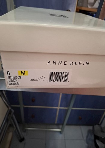 Anne Klein flex bordo şık ayakkabı 8M - Görsel 8
