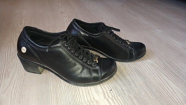 Deri Siyah Ayakkabı